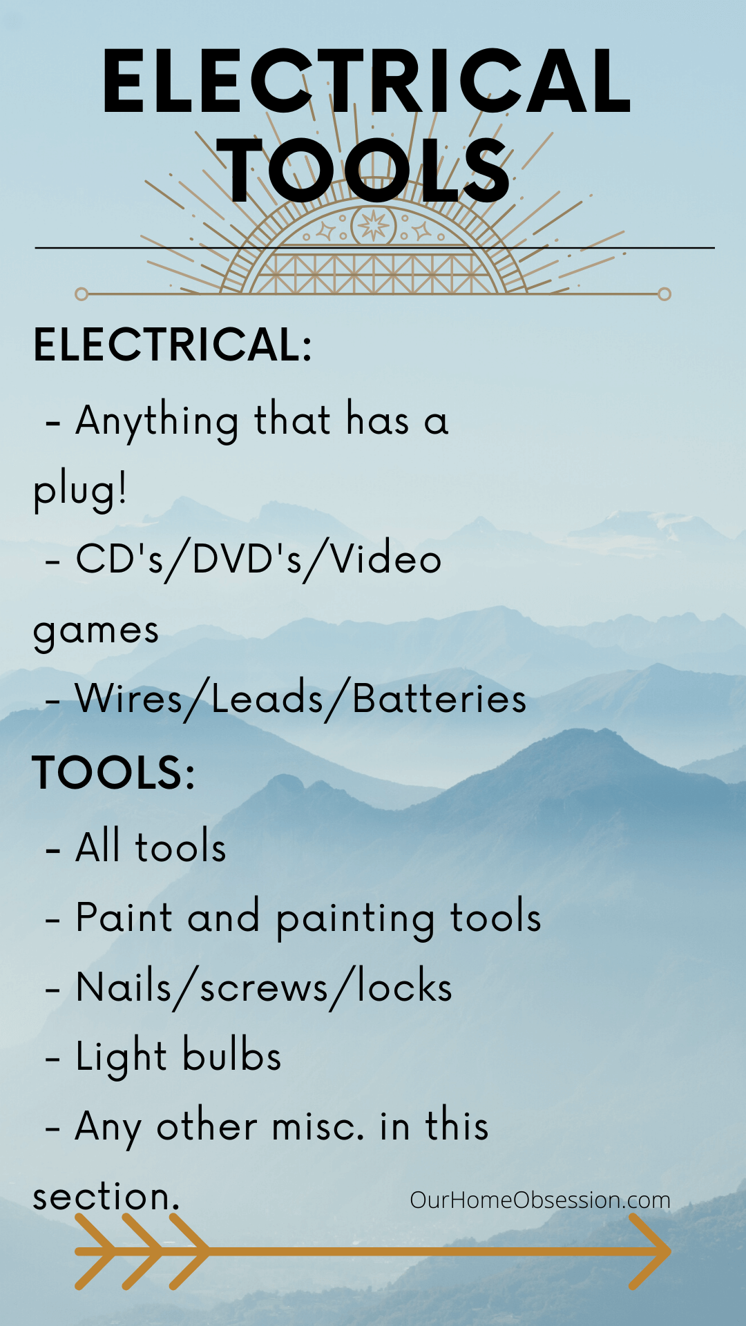 Electrical list.