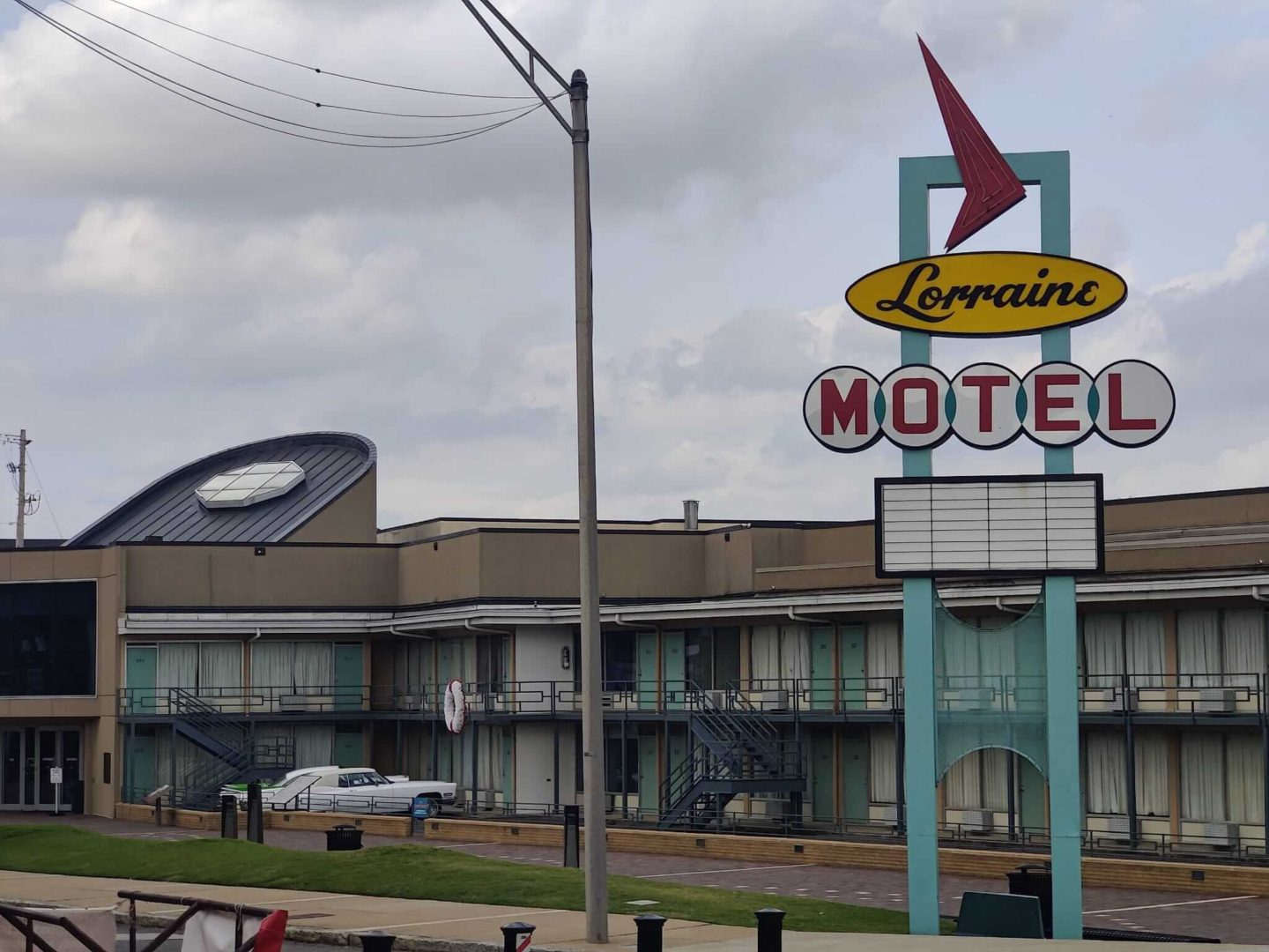 The Lorraine Motel, site of the Civil Rights Museum. 